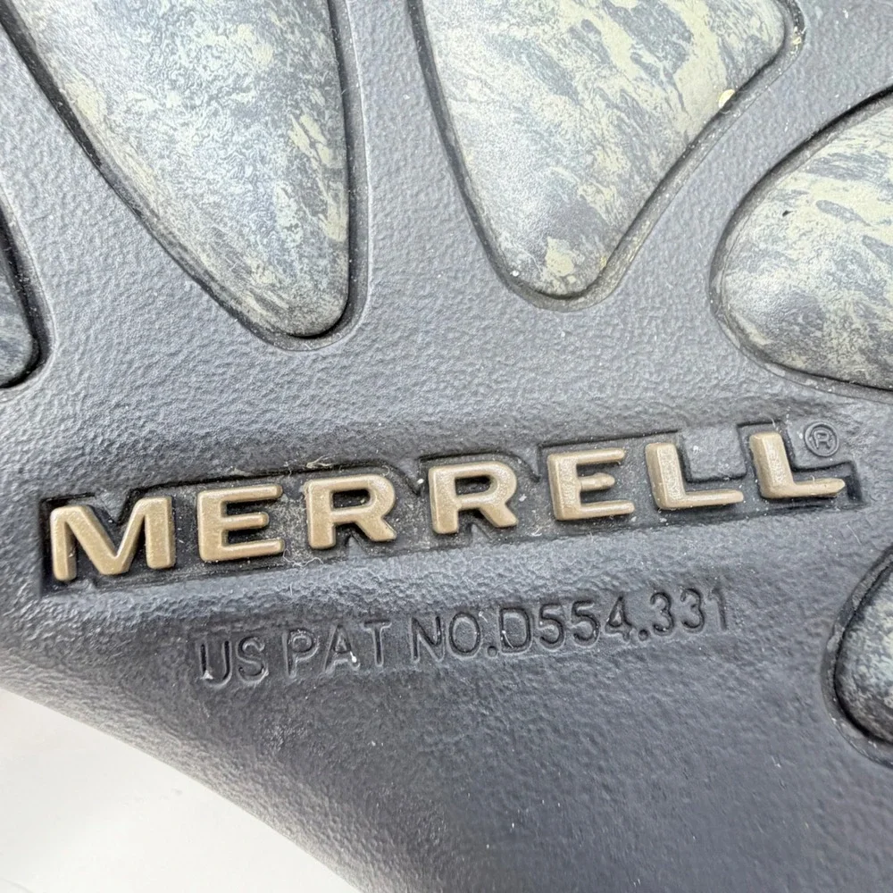 Merrell World Legend Mens 13 Dark Brown Leather Lace Up Casual Shoes J54708